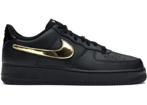 nike air force 1 schwarz gold damen|Nike Air Force 1 high top.